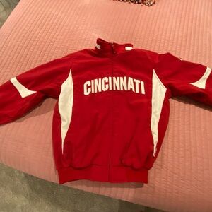 Cincinnati Reds Cooperstown Classic Majestic Thermal Windbreaker